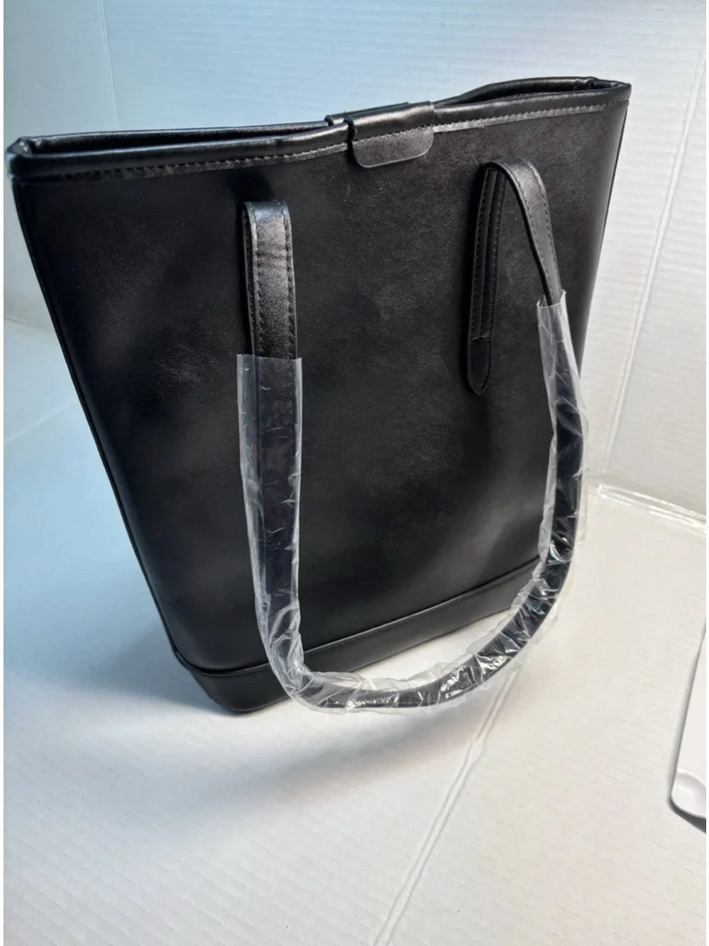 NWT Black Tote Classic Black Tote Work, BagTote, Minimalist Purse 2 Pcs. bag